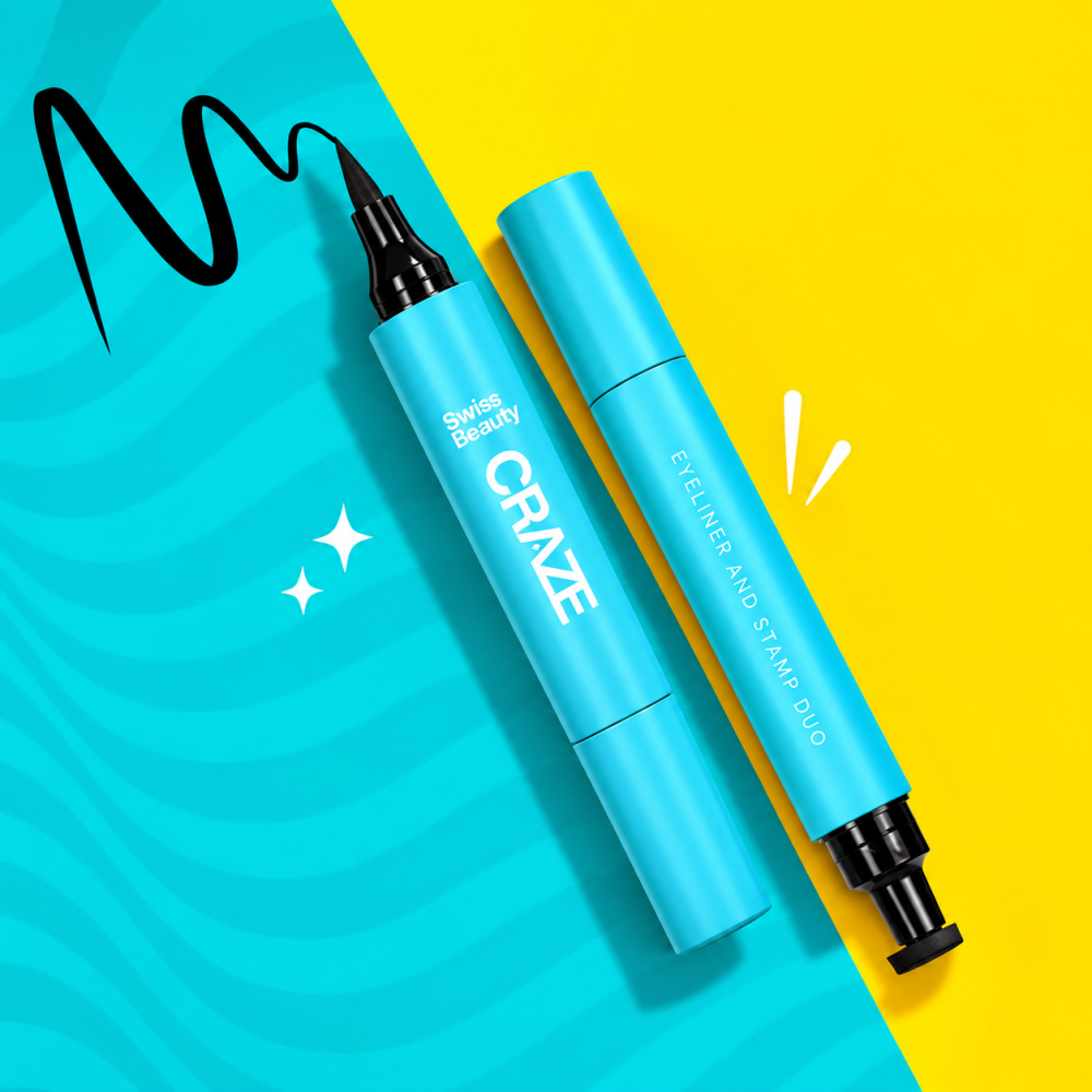 Swiss Beauty CRAZE EYELINER AND STAMP DUO