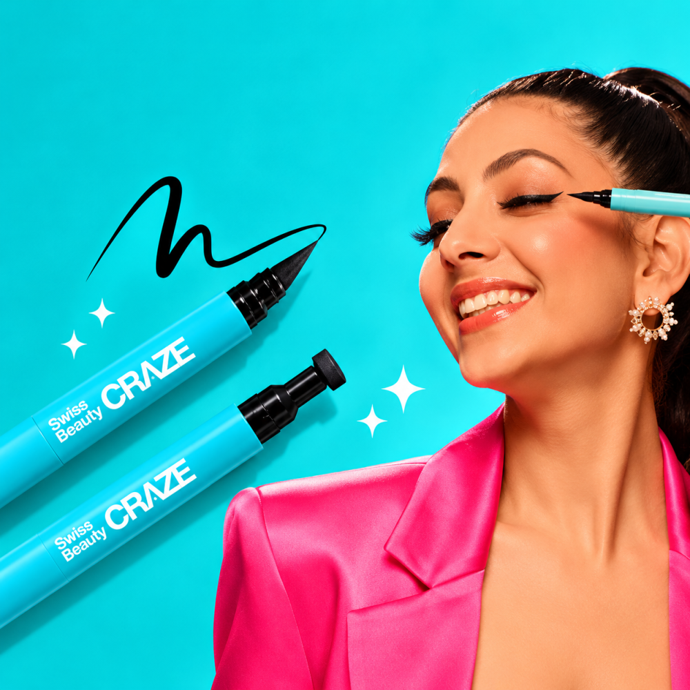 Swiss Beauty CRAZE EYELINER AND STAMP DUO