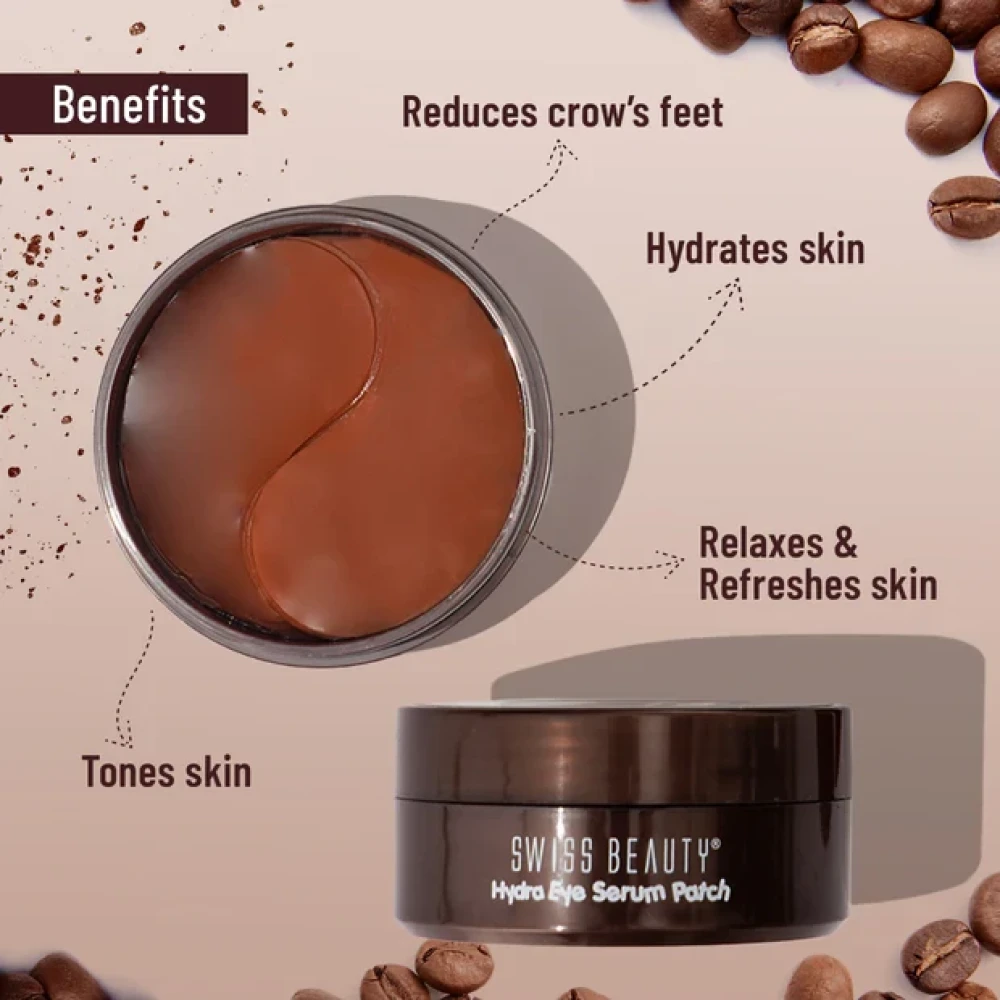 Swiss Beauty Hydra Eye Serum Patch Coffee