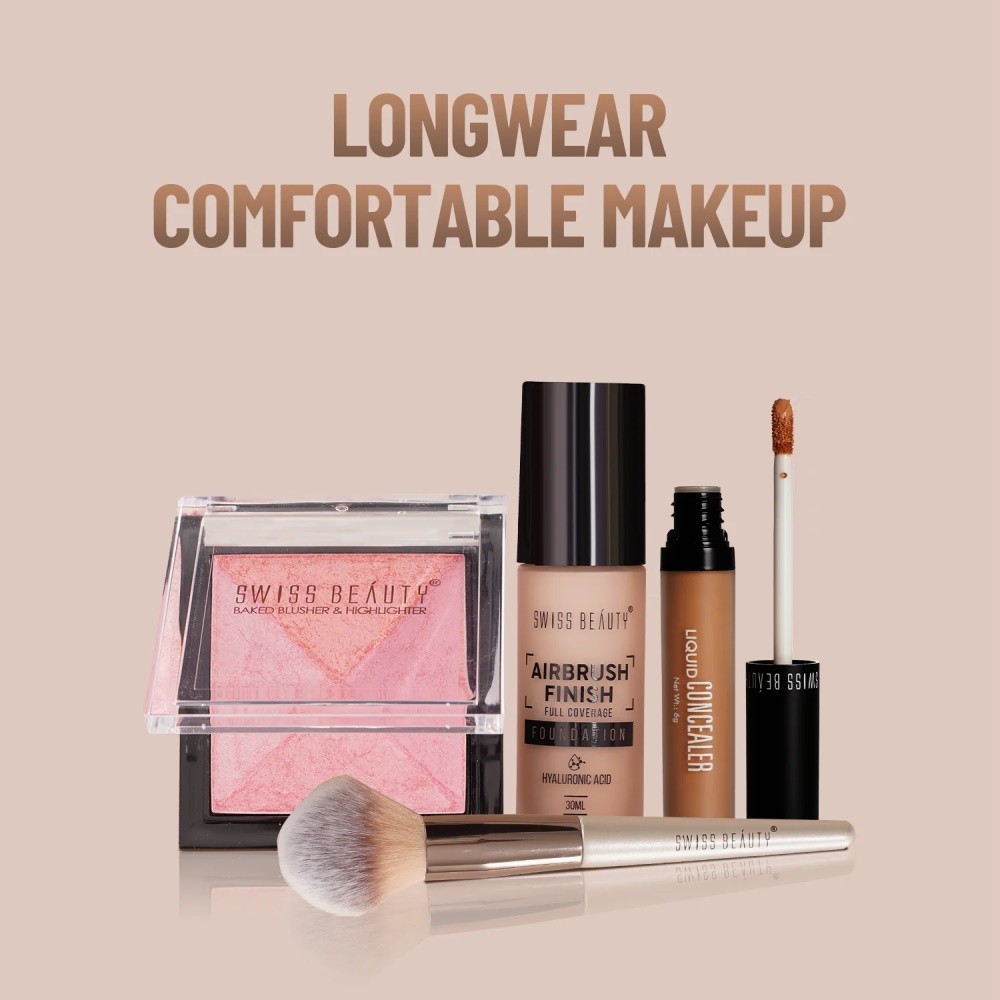 Swiss Beauty Professional Face & Eye Brush Set
