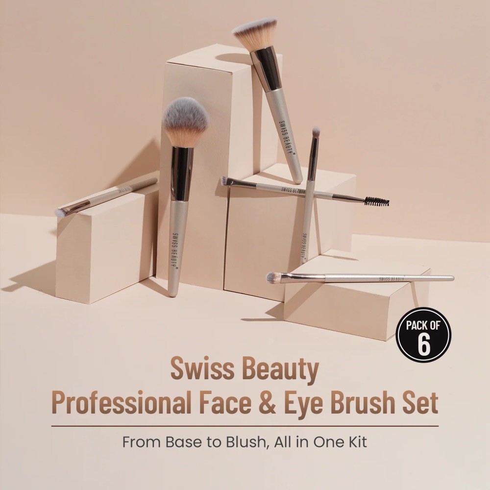 Swiss Beauty Professional Face & Eye Brush Set