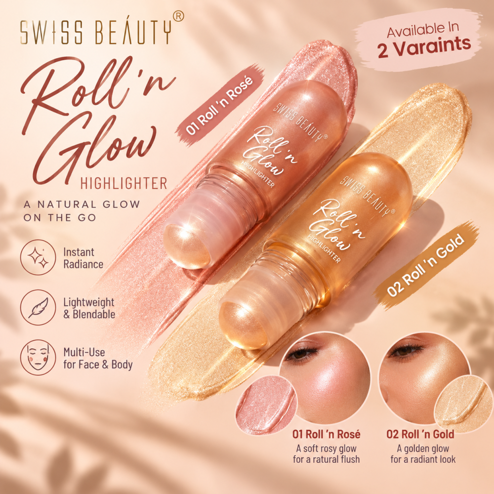 Swiss Beauty Roll n Glow Glitter Oil