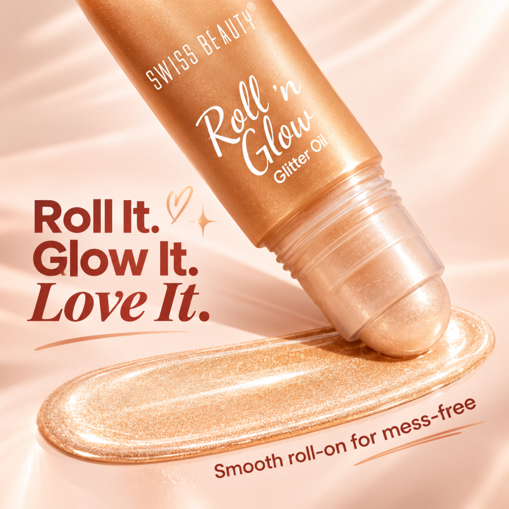 Swiss Beauty Roll n Glow Glitter Oil