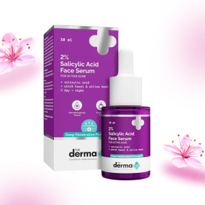 The Derma Co 2% Salicylic Acid Face Serum for Active Acne
