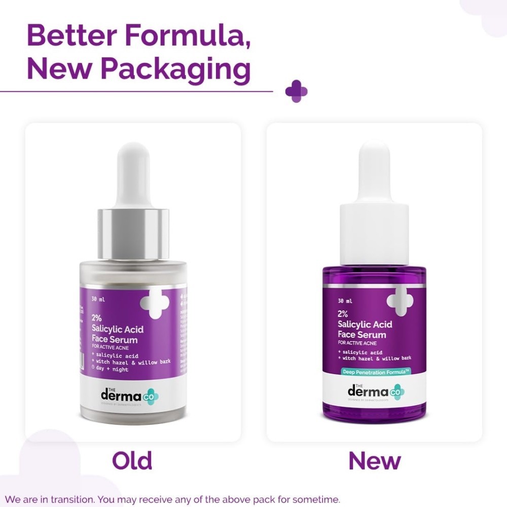 The Derma Co 2% Salicylic Acid Face Serum for Active Acne