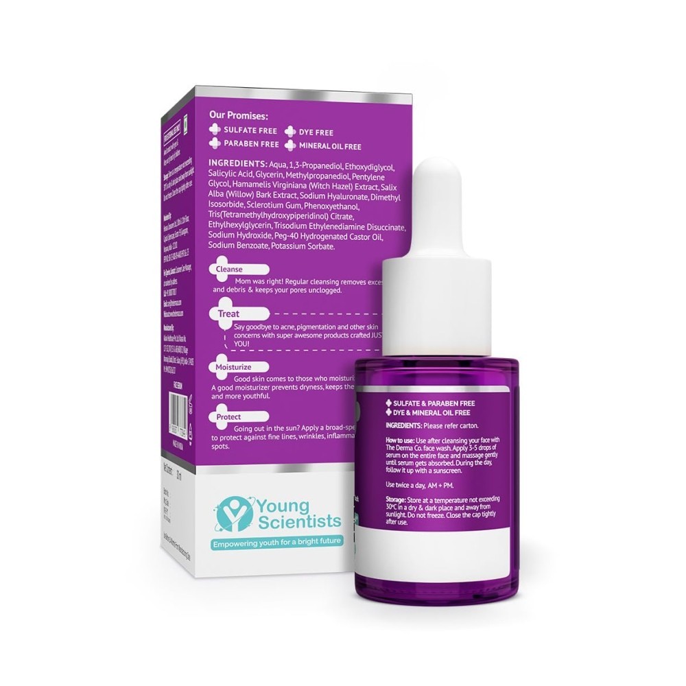 The Derma Co 2% Salicylic Acid Face Serum for Active Acne