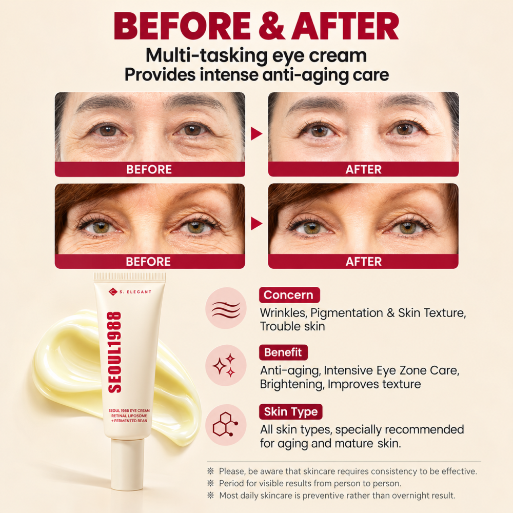 K-Secret Seoul 1988 Eye Cream : Retinal Liposome 4% + Fermented Bean